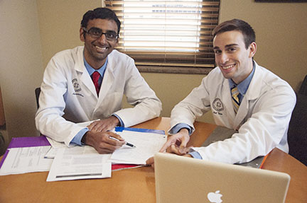Devanathan and Turco Win 1st Round Clinical Skills Competition
