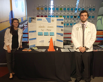 Student Society of Health-System Pharmacists Present at Science Center