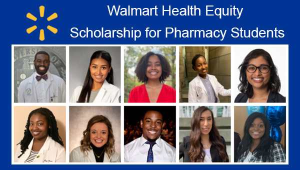 Pitt Walmart Scholarship Winners ePittPharmacy